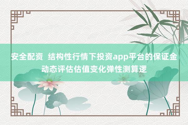 安全配资  结构性行情下投资app平台的保证金动态评估估值变化弹性测算逻