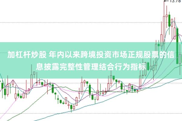 加杠杆炒股 年内以来跨境投资市场正规股票的信息披露完整性管理结合行为指标